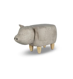 ZOOSY - Tabouret d'enfant Porc Ernie Gris