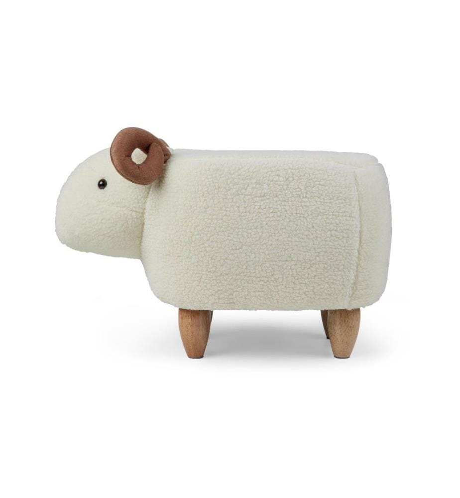ZOOSY - Tabouret d'enfant Moutons Berta Blanc