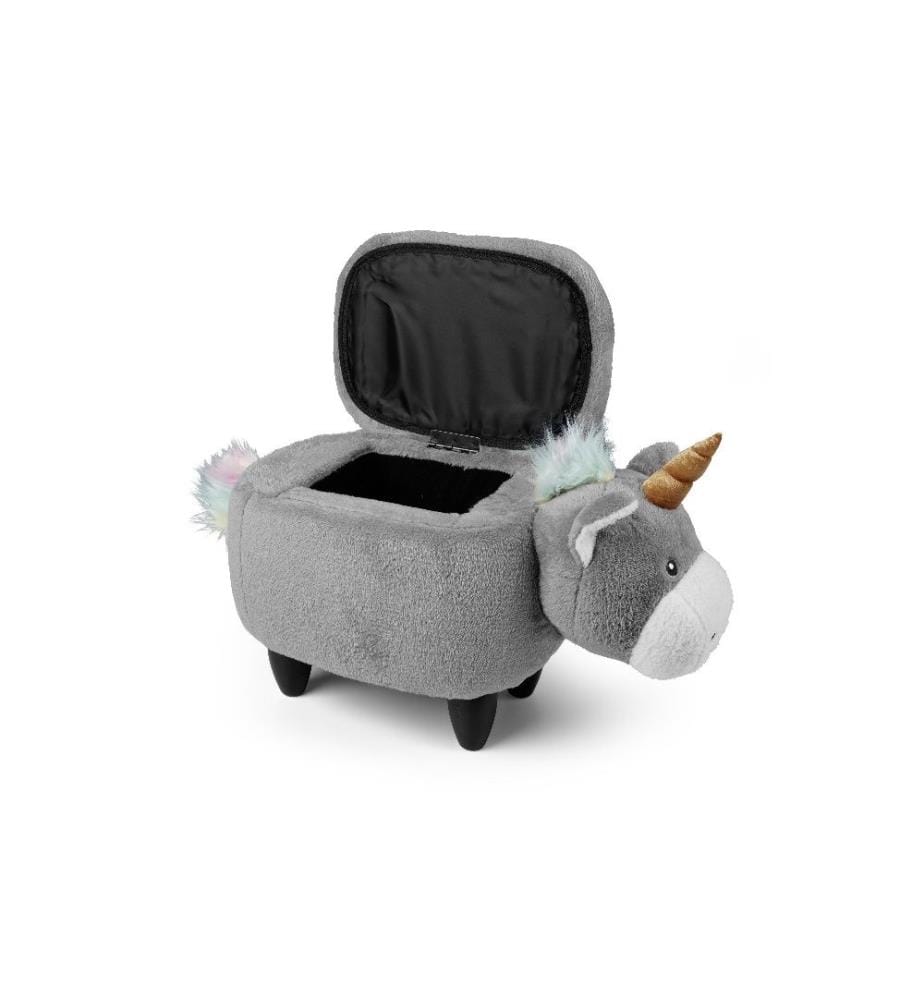 ZOOSY - Tabouret d'enfant Licorne Enea Gris