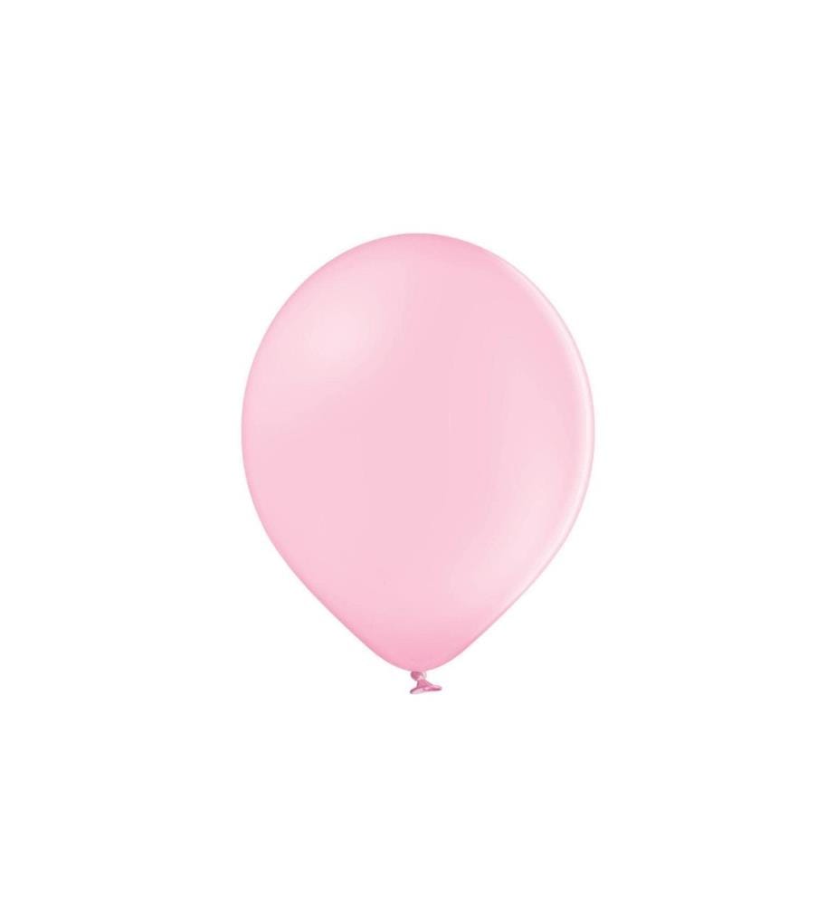 BELBAL - Ballon de baudruche Pastel Rose pâle, Ø 30 cm, 50 pièces