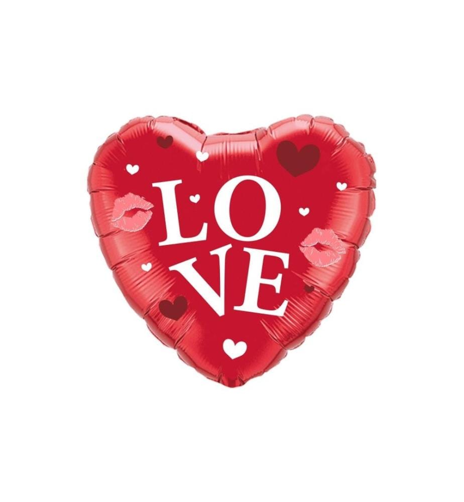 FOLAT - Ballon en aluminium Amour Rouge