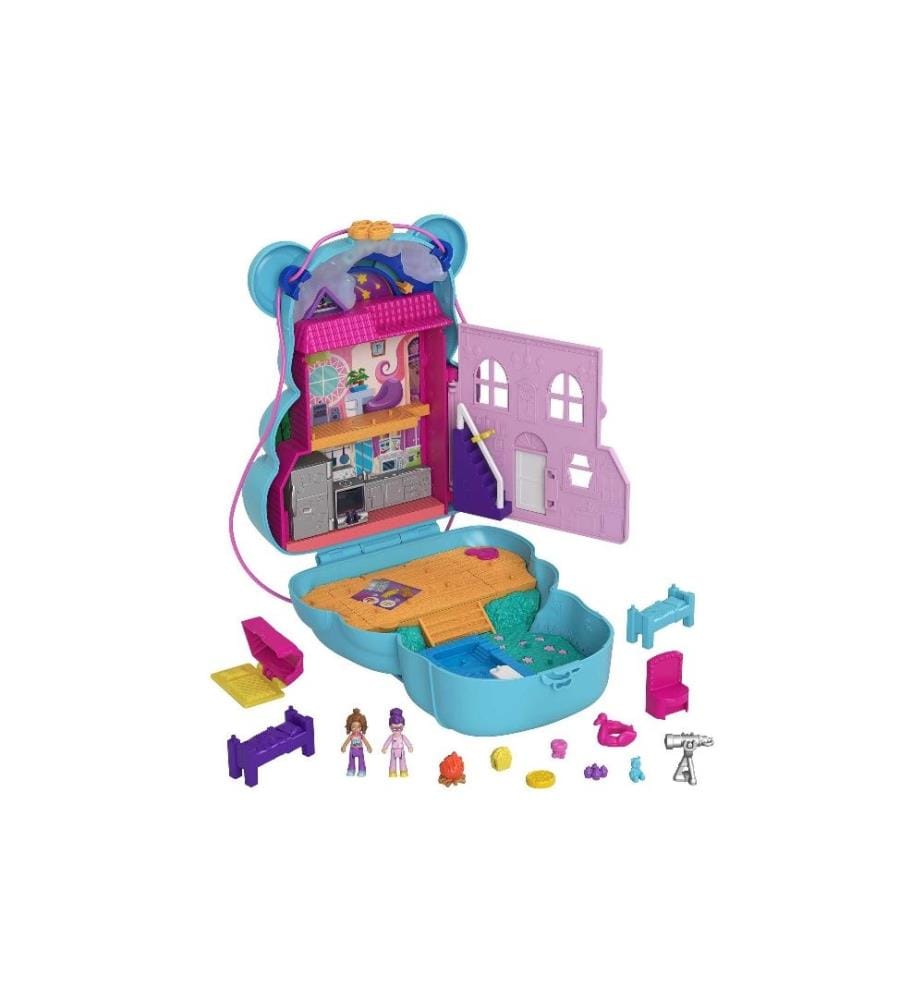 POLLY POCKET - Ensemble de pions Sac de l'ours en peluche