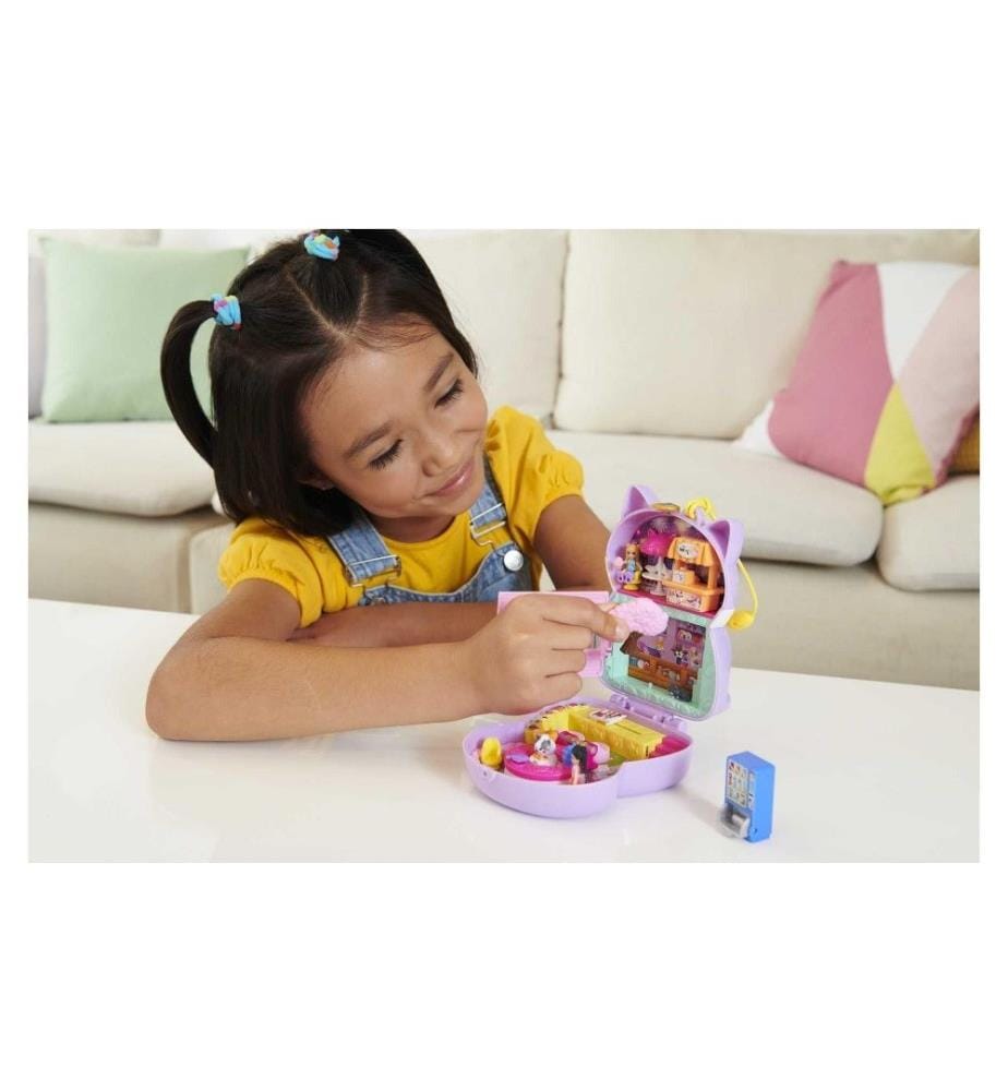 POLLY POCKET - Ensemble de pions Coffret chaton restaurant de sushis