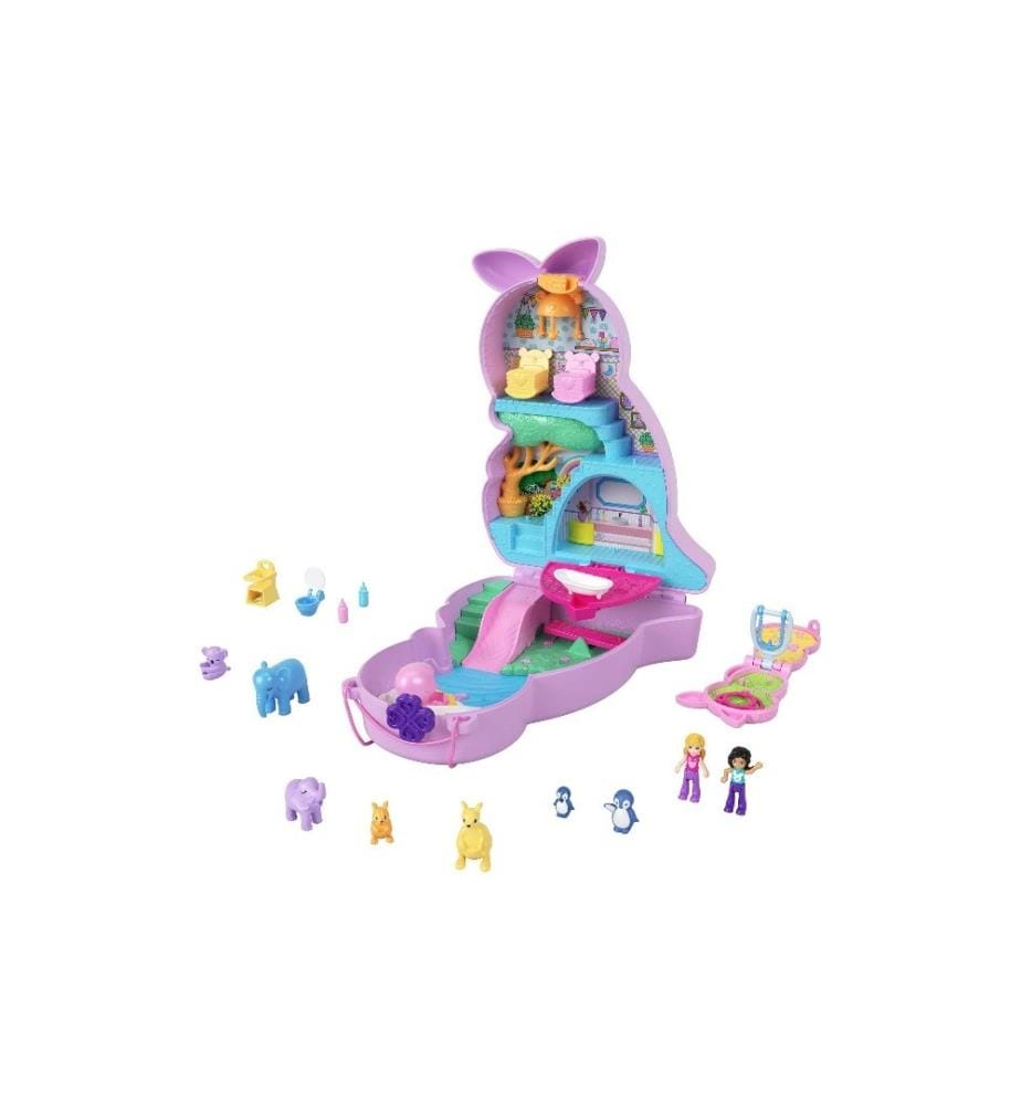 POLLY POCKET - Ensemble de pions POLLY POCKET - Maman et Joey Coffret Kangourou
