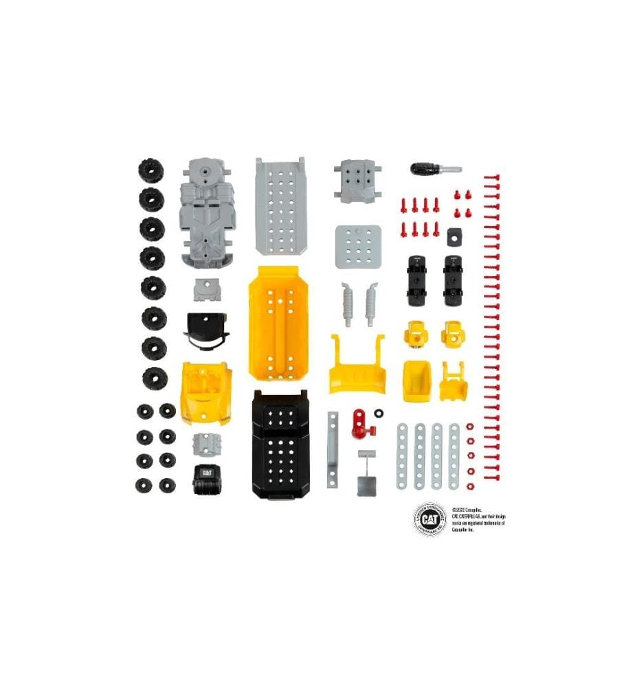 Klein-Toys CAT Camion à vis 4 en 1