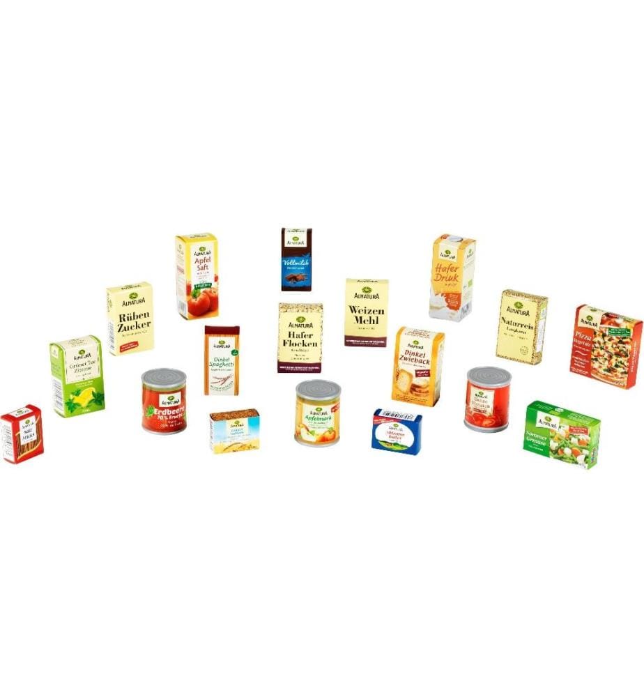Klein-Toys Aliments jouets Alnatura Panier d'achat rempli