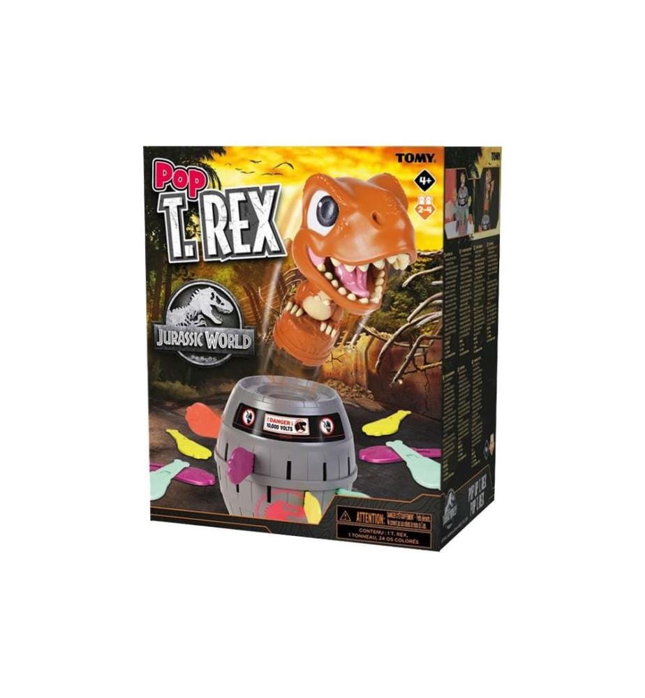 TOMY - Jeux d'enfant Jurassic World Pop Up T-Rex