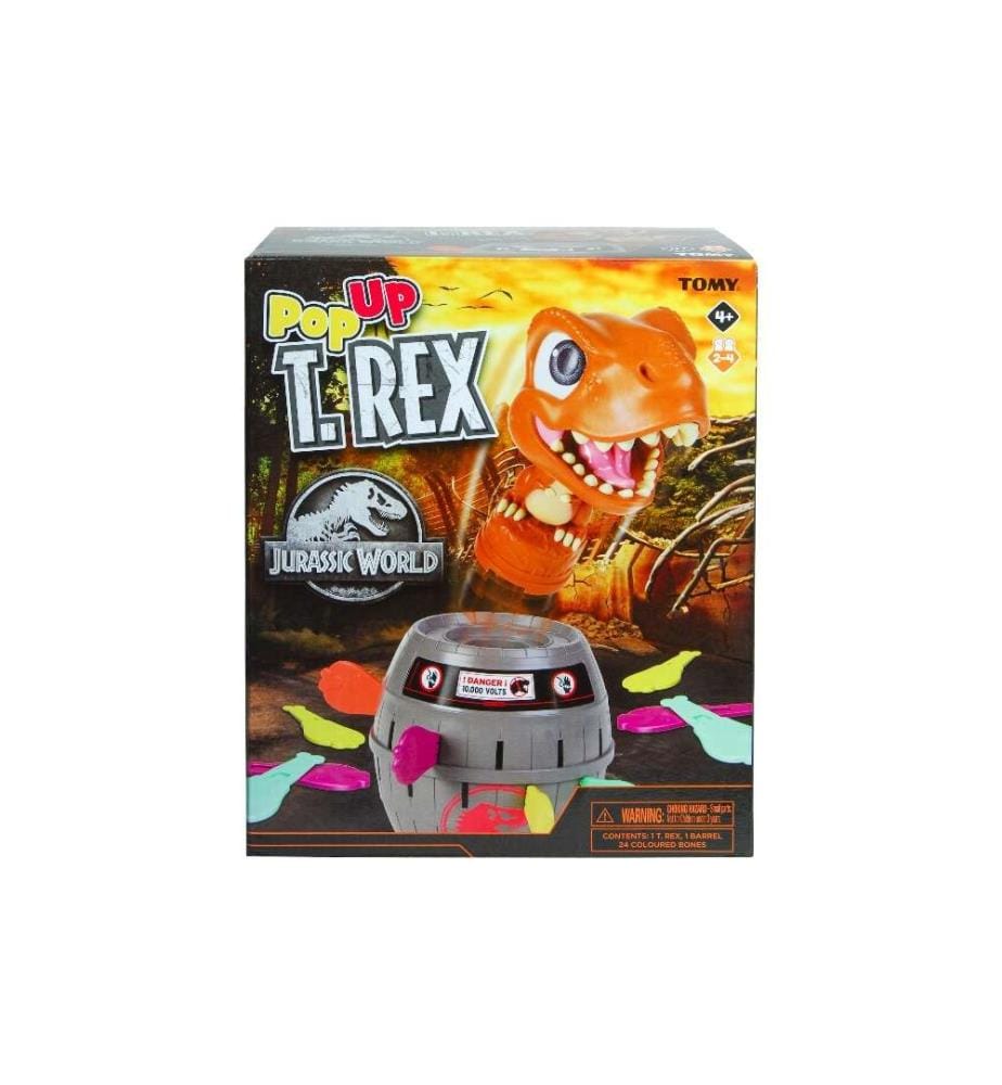TOMY - Jeux d'enfant Jurassic World Pop Up T-Rex