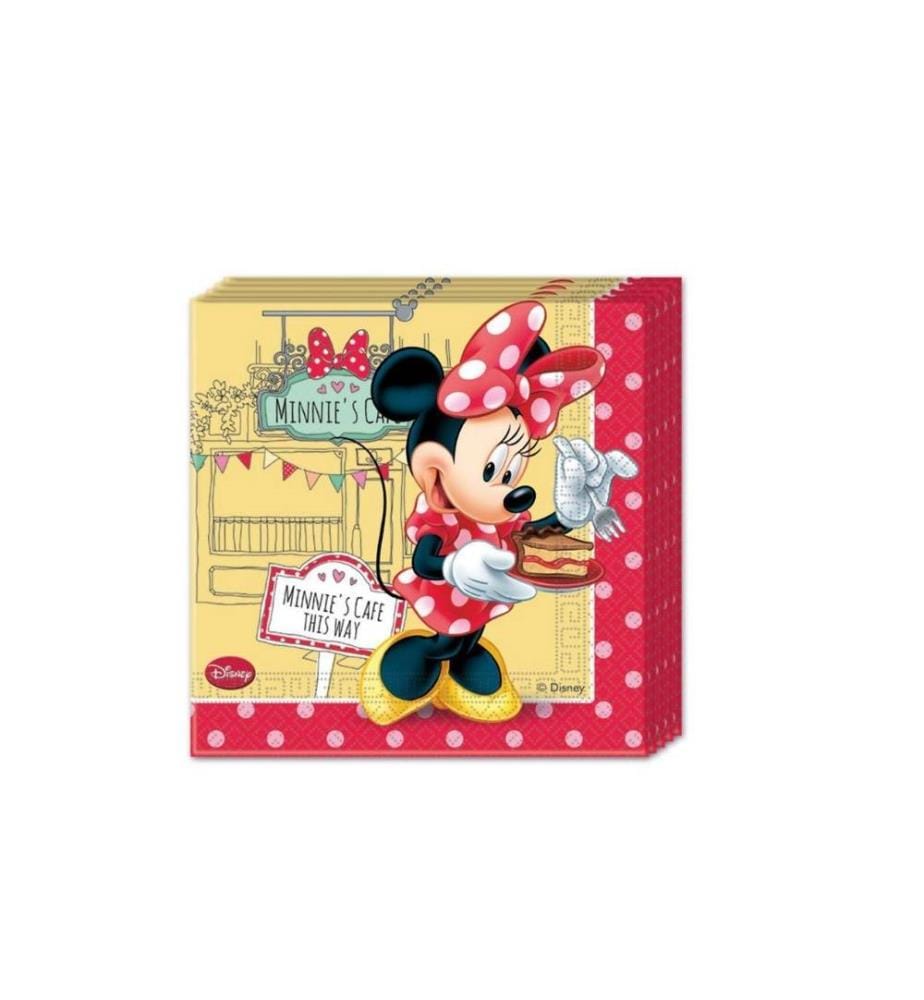 AMSCAN - Serviettes en papier Minnie 20 pièces