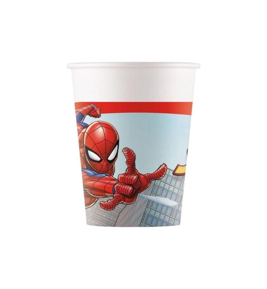 AMSCAN - Gobelets jetables Spiderman 8 pièces