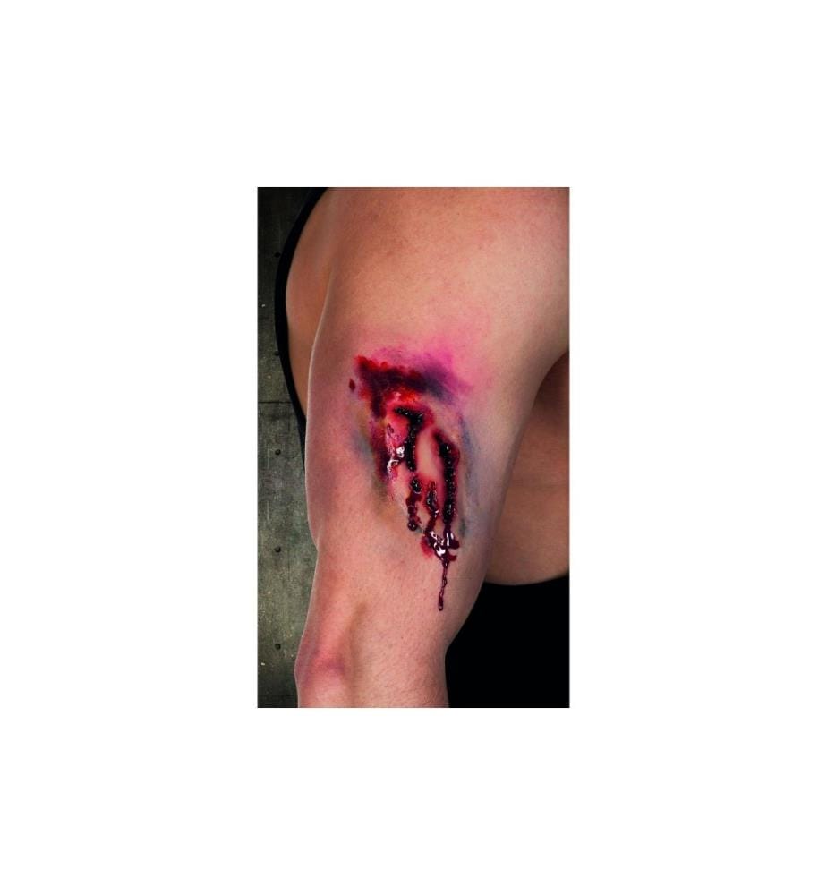 AMSCAN - Maquillage effets spéciaux Blessure au latex 1, assorti