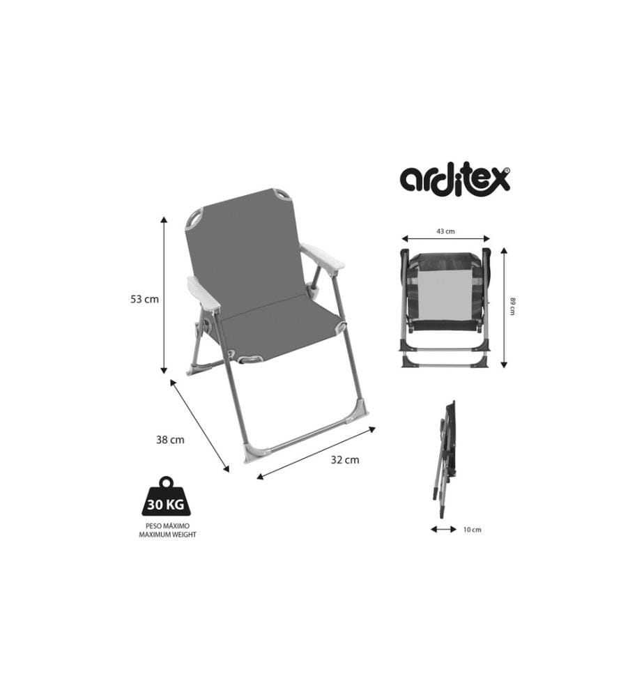 ARDITEX - Chaise de jardin pour enfants Harry Potter