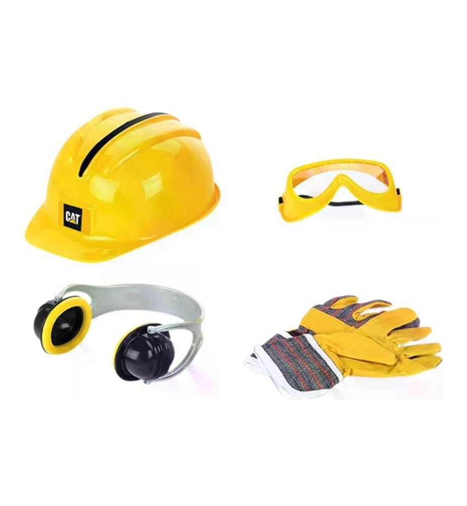 Klein-Toys Circulation routière Cat Gilet de chantier avec accessoires