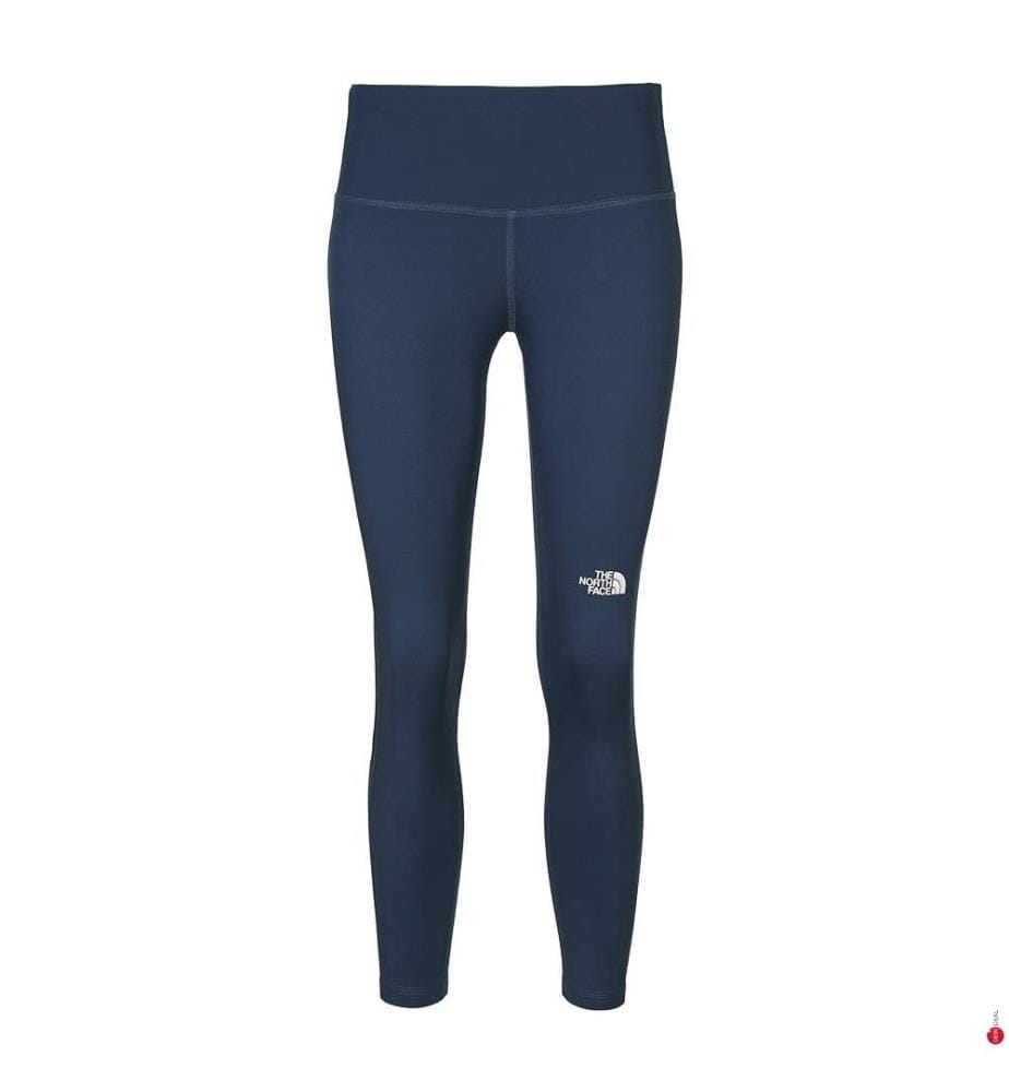 Pantalone Flex a vita alta 7/8 - Blu