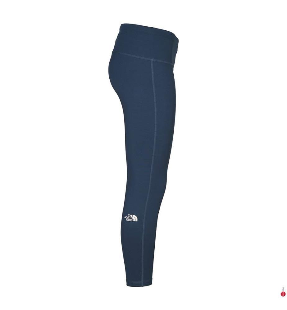 Pantalone Flex a vita alta 7/8 - Blu