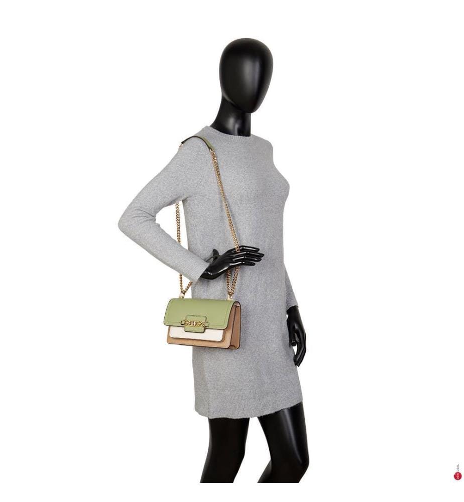 Borsa a Tracolla Heather Extra Small - Verde e Beige