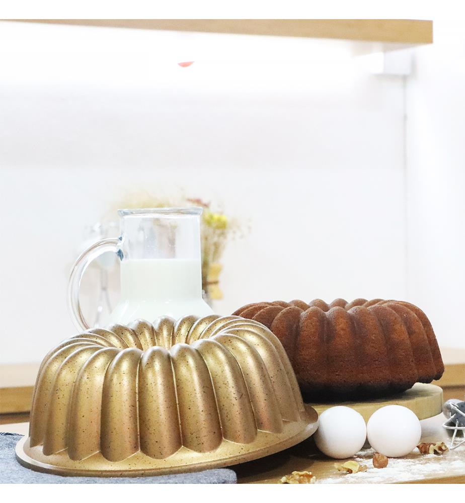 Moule à gâteau Bundt en aluminium coulé 25 cm
