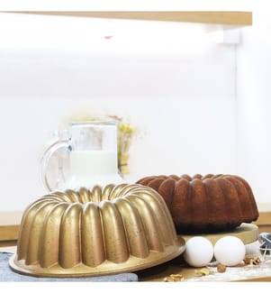 Moule à gâteau Bundt en aluminium coulé 25 cm