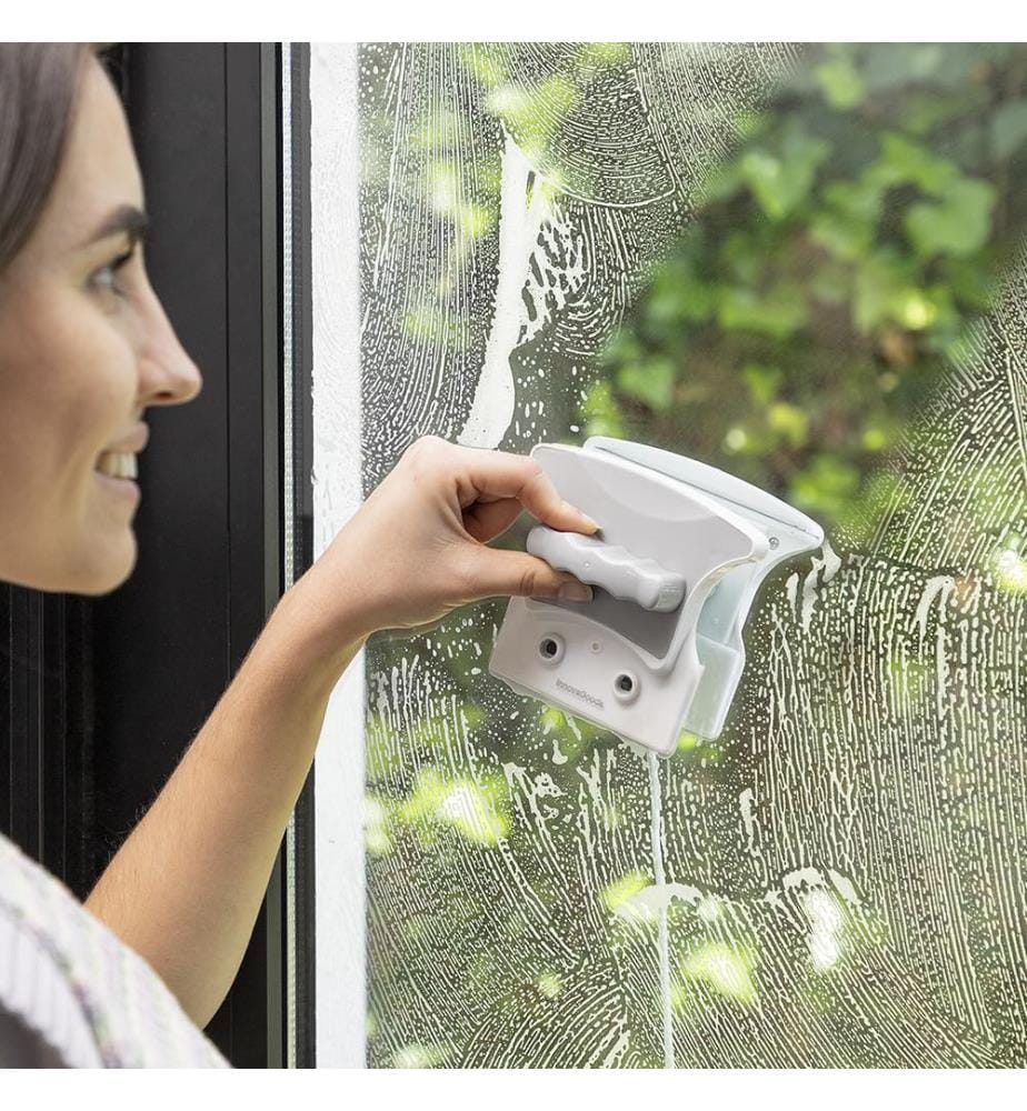Magnetic Window Cleaner Magly - Grey and White