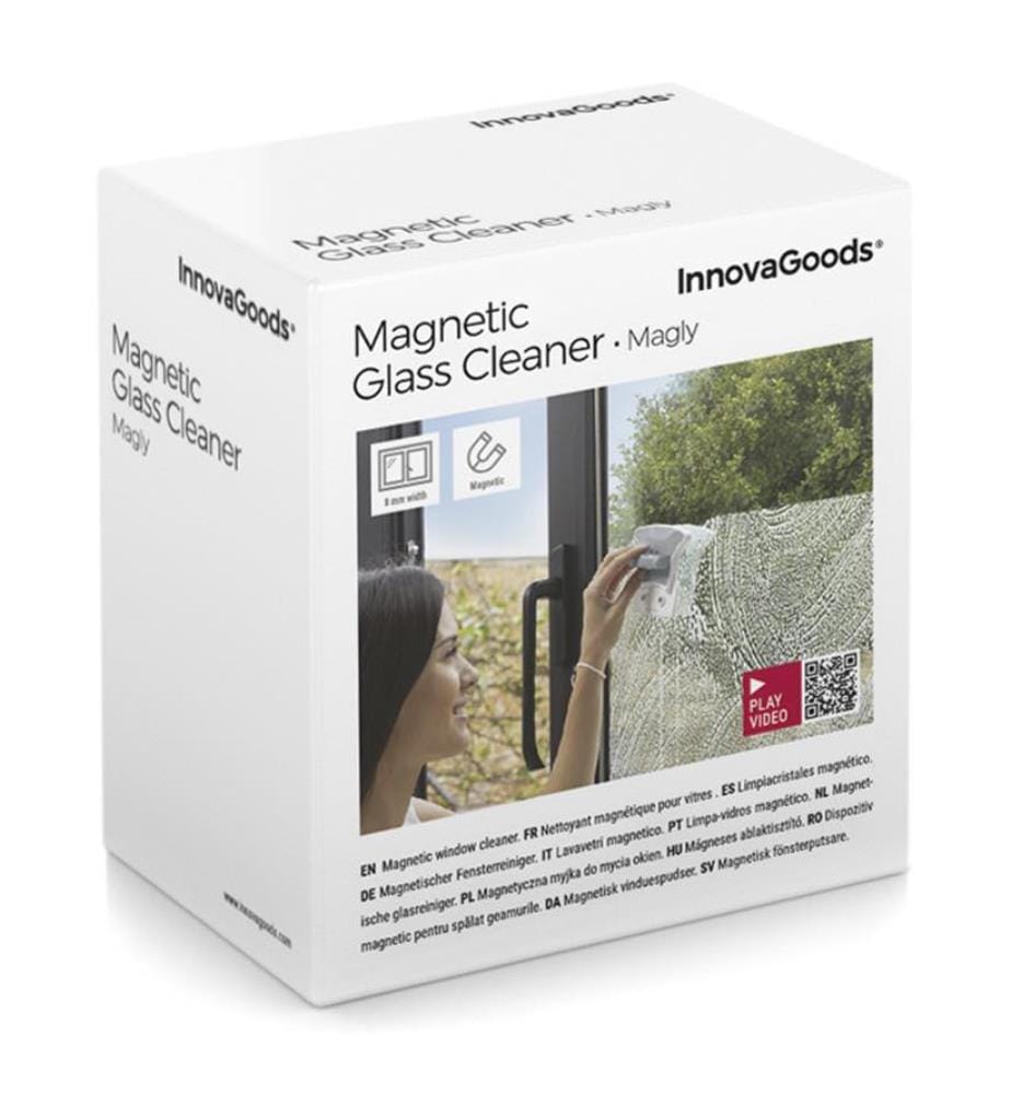 Magnetic Window Cleaner Magly - Grey and White