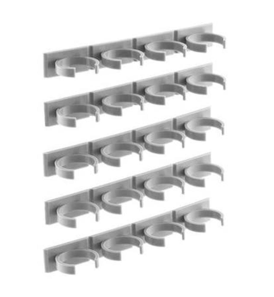 Jarlock adhesive, divisible spice rack x 20 - Grey