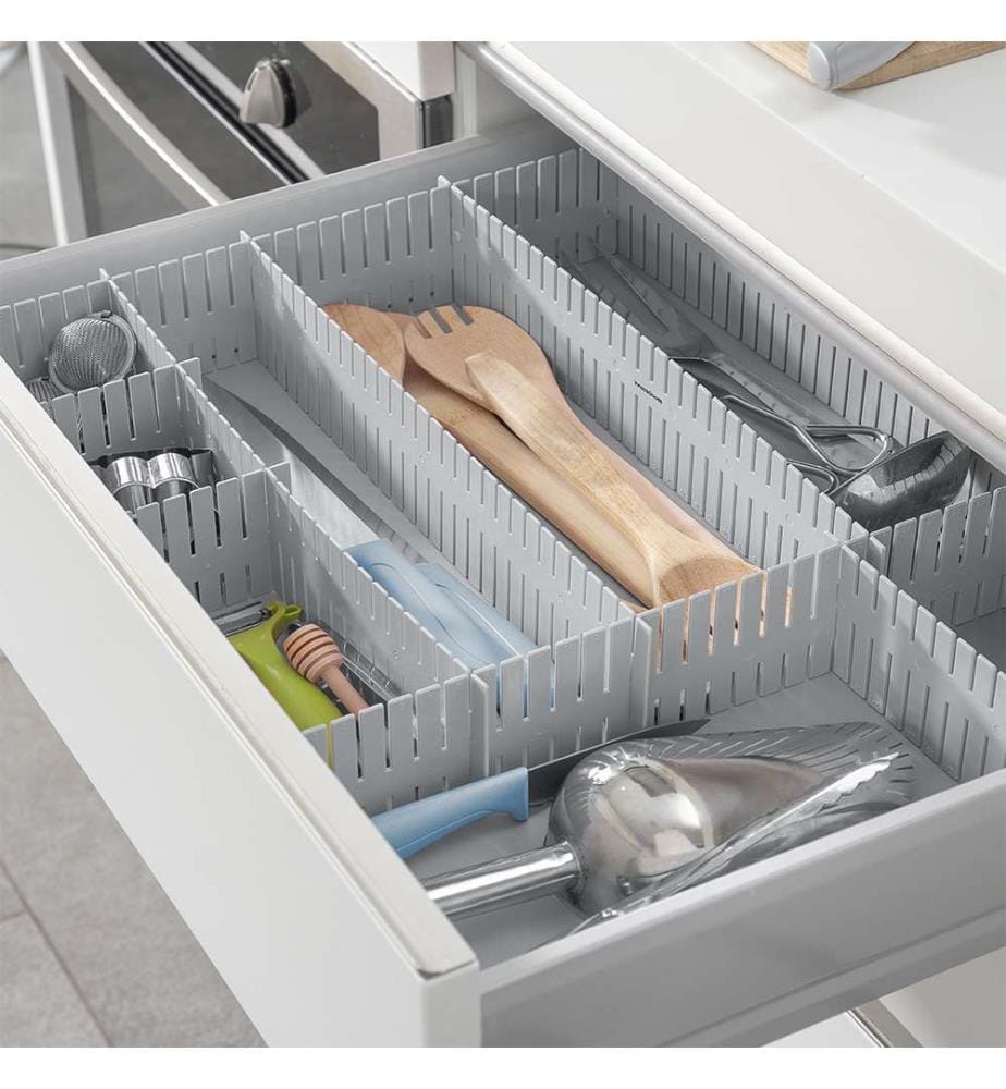 Condor adjustable drawer organizer - Grey