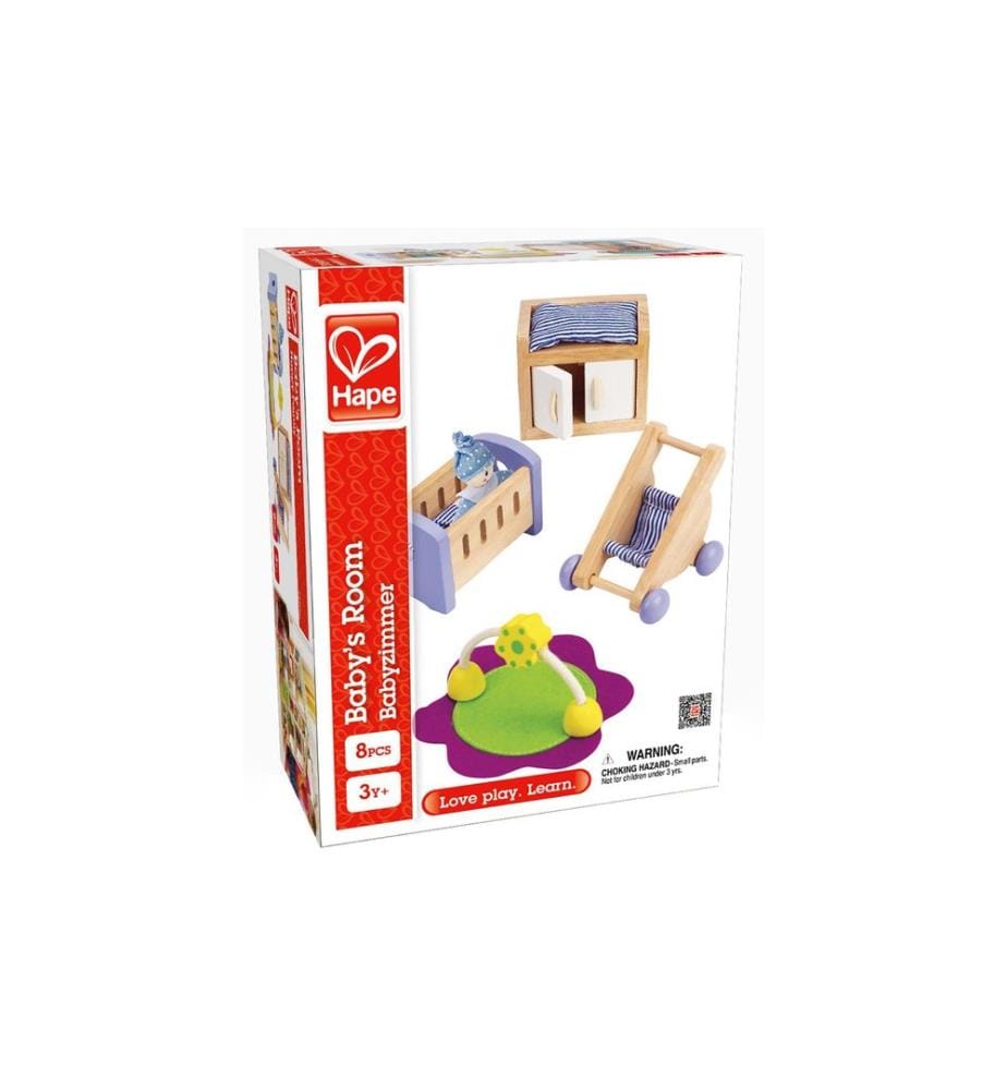 HAPE - Meuble de maison de poupée Chambre de bébé