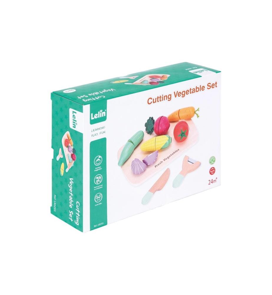 SPIELBA - Holzspielwaren Aliments jouets Set de légumes à découper