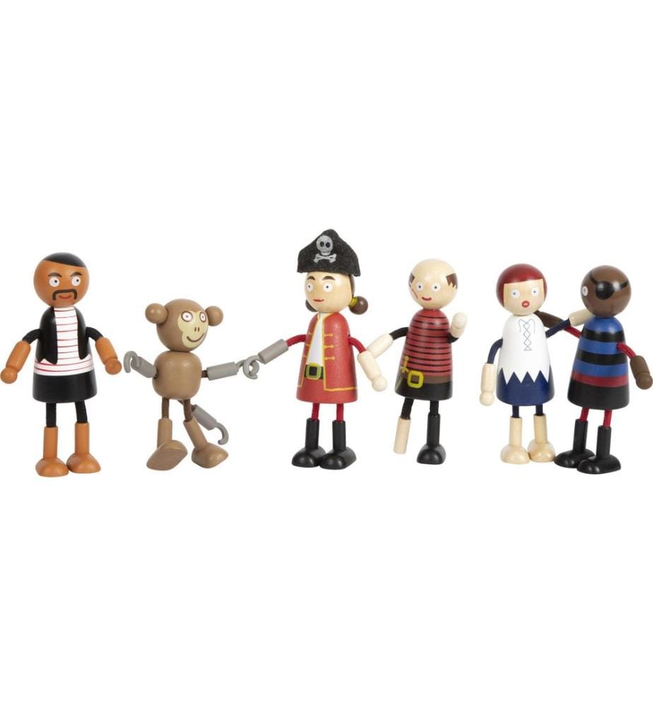 small foot - Poupées à plier Figures de pirates