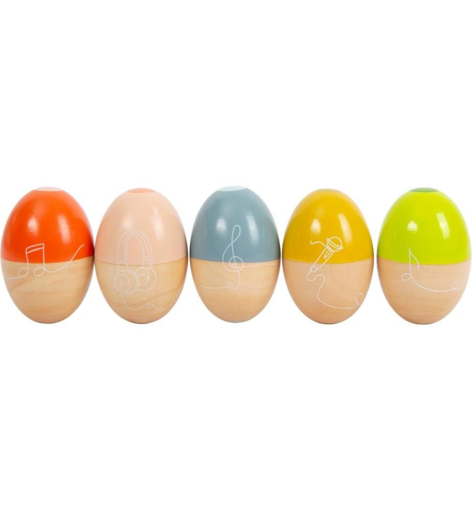 small foot - Jouets musicaux oeufs musicaux «Groovy Beats»