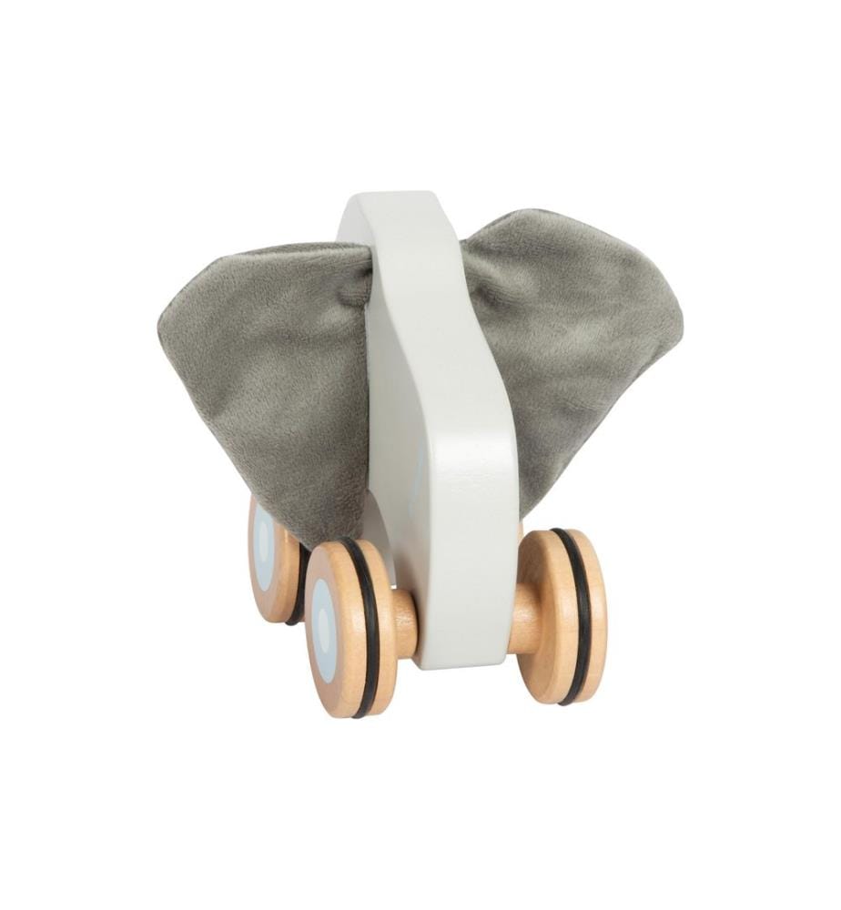 small foot - Jouet à tirer Eléphant avec oreilles crépitantes