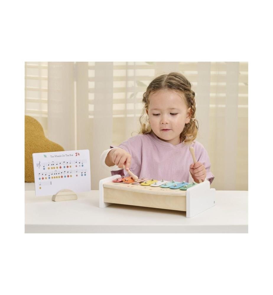 SPIELBA - Holzspielwaren Piano et xylophone 2 en 1