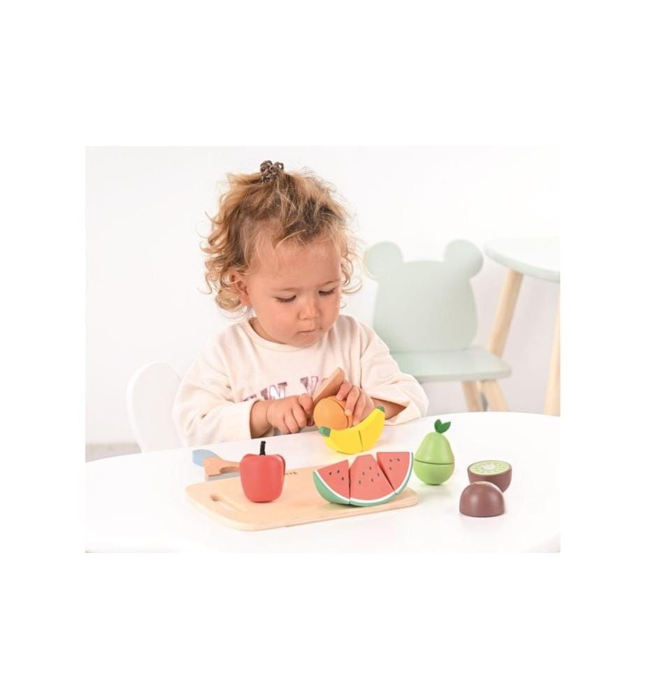 SPIELBA - Holzspielwaren Set de fruits à couper