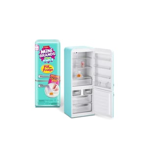 Zuru - Figurine Mini Brands – playset remplir le frigo