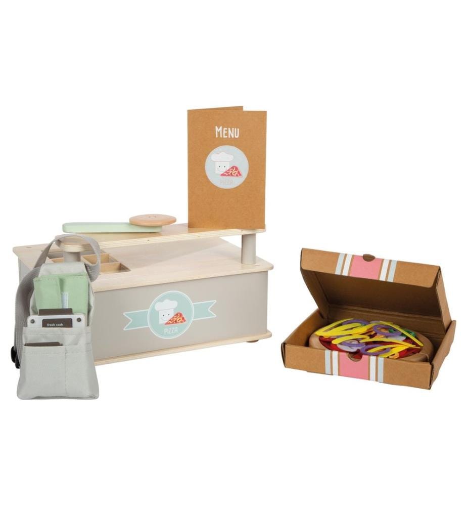 small foot - Aliments jouets Kit pizzeria