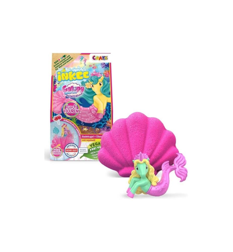 CRAZE - Inkee Suprise Bombe de bain Galupy Mermaid Box Assorti