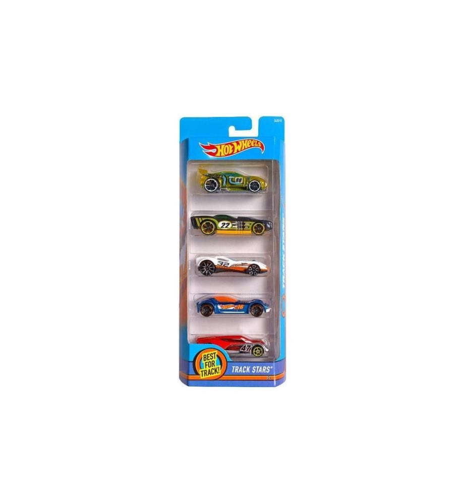 Hot Wheels - Action Cars Assortiment de 5 cadeaux