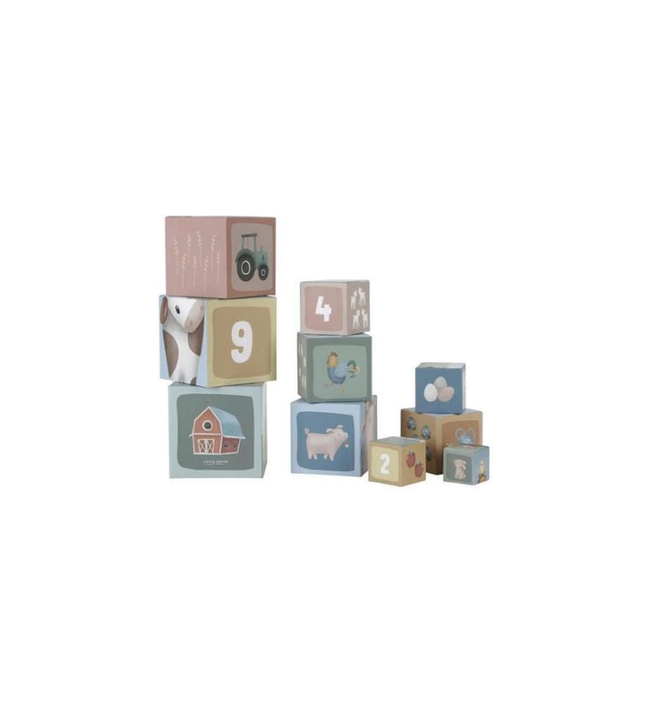 Little Dutch - Cubes à empiler Little Farm