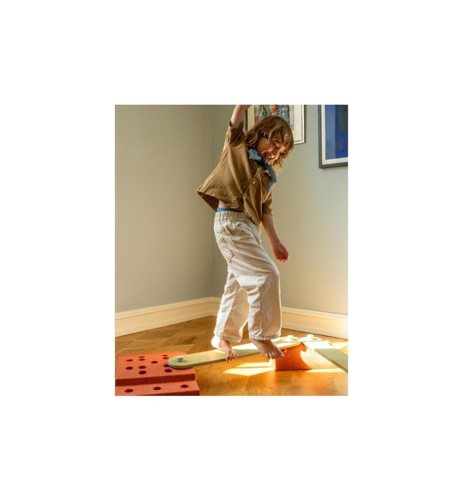 MODU - Jouets d'occupation Lot de 2 poutres d'équilibre Orange