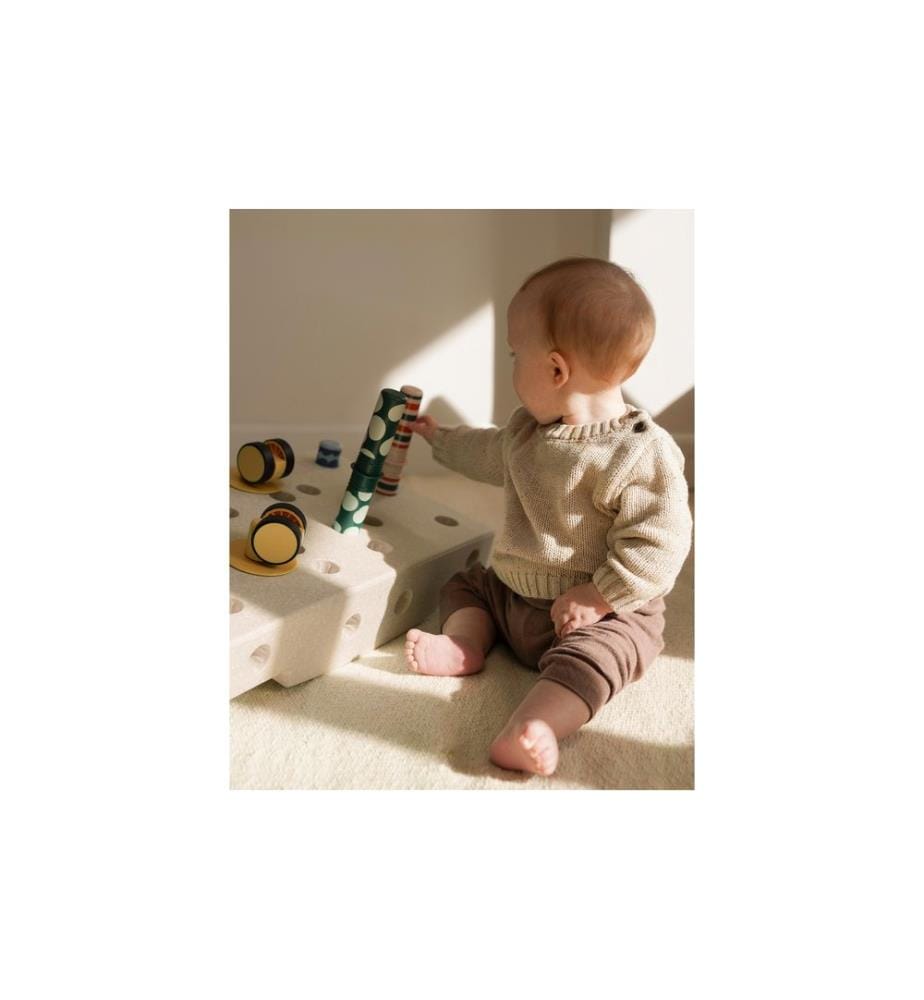 MODU - Baby Activity Set Sand Grey / Honey Yellow