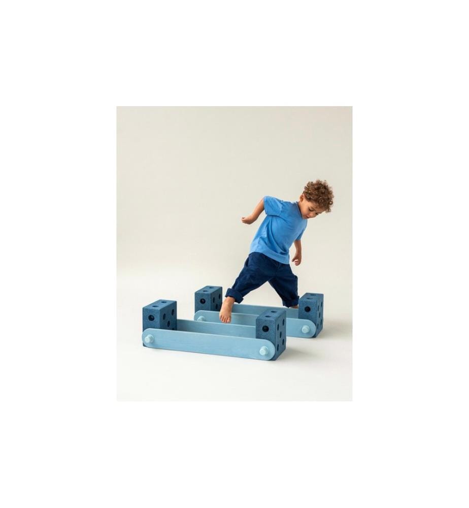 MODU - Beschäftigungsspielzeug Balance Track Set Blau