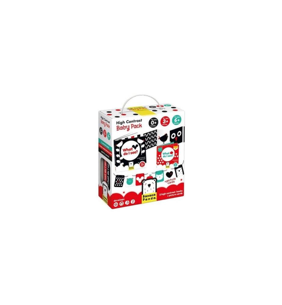 Banana Panda - Baby Pack à haut contraste