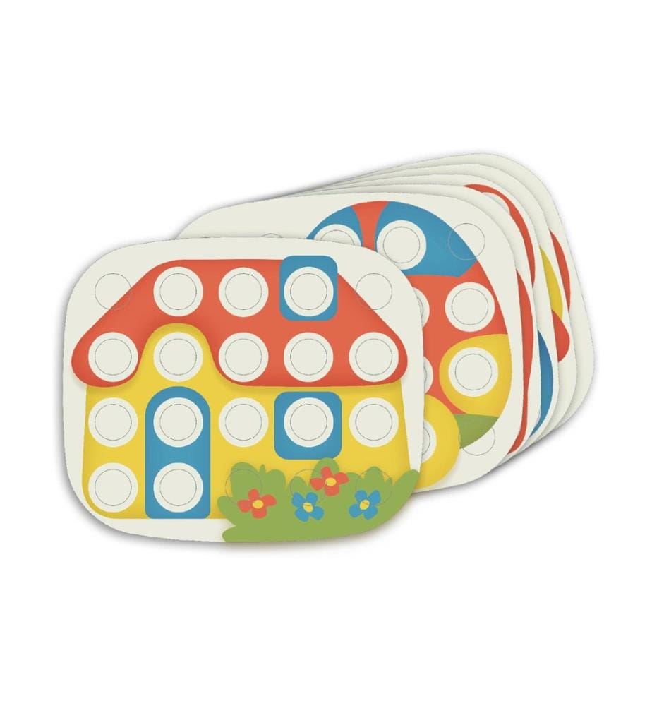 Quercetti - PlayBio Mosaik-Steckspiel FantaColor 28 Teile