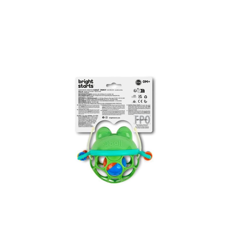 Oball - Jouets d'occupation Balle de préhension grenouille Vert