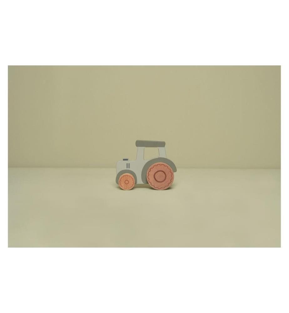 Little Dutch - Véhicule jouet Tracteur en bois Little Farm FSC