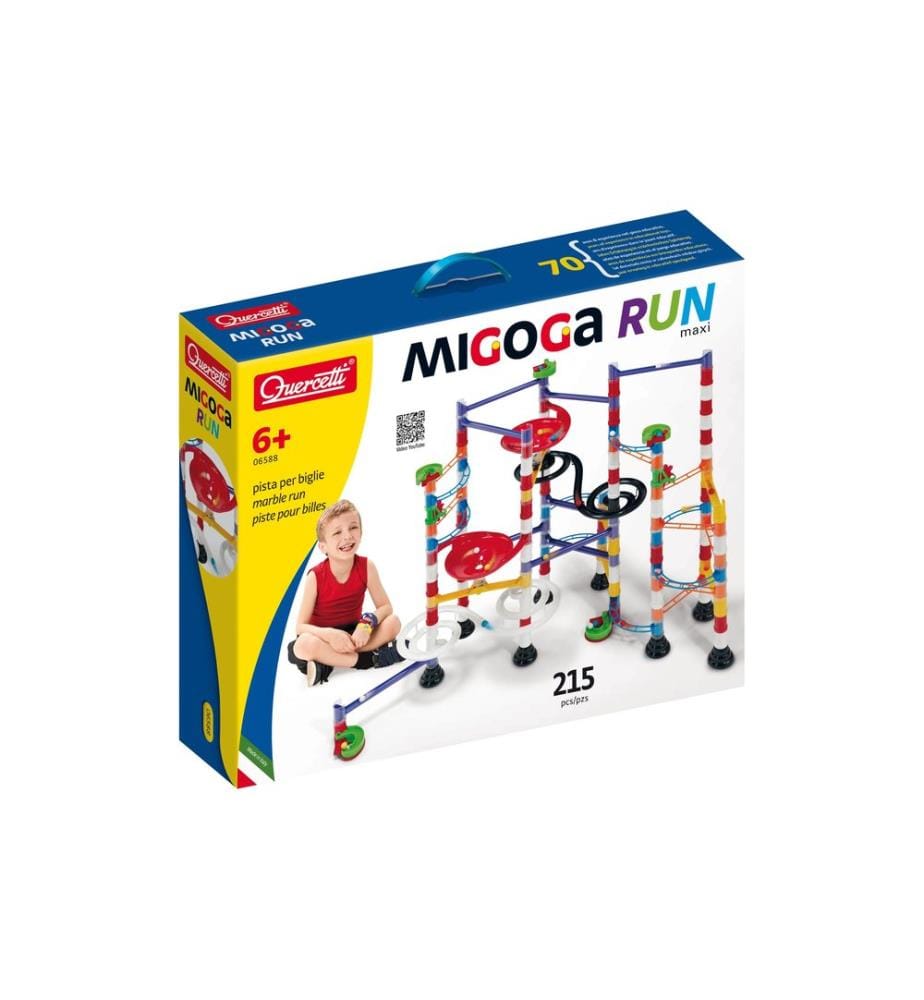 Quercetti - Migoga Run Maxi Kugelbahn 215 Teile