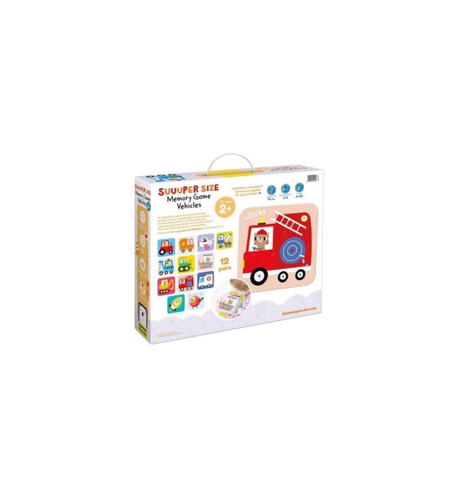 Banana Panda - Jeux de mémoire Suuuper Size Véhicules