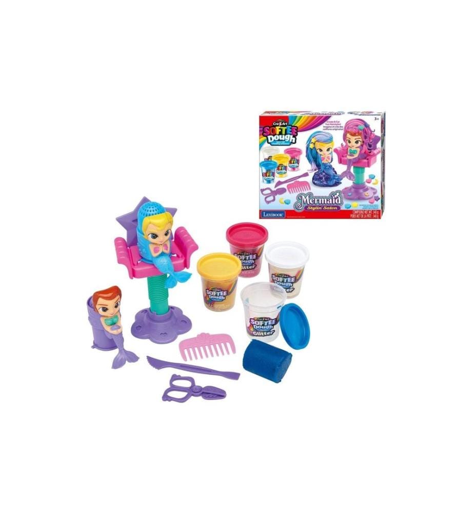 Cra-Z-Art - Knetspiel Softee Dough Meerjungfrau Friseursalon