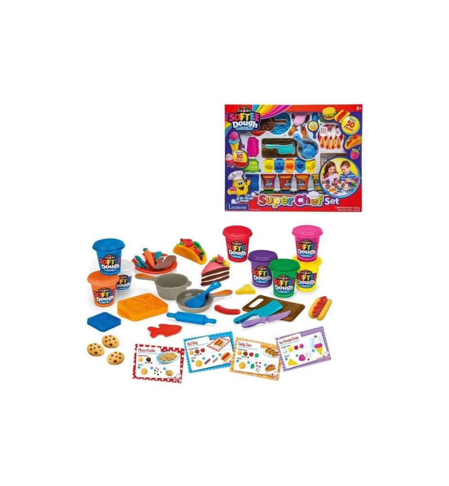 Cra-Z-Art - Jeu de pâte à modeler Softee Dough Set Super Chef de cuisine
