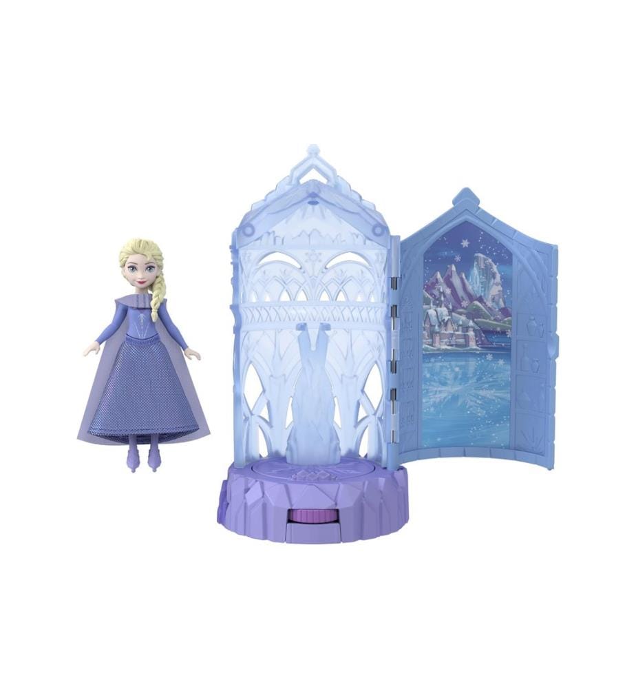 Disney Frozen - Spielset Eiskönigin Eisschloss-Drehüberraschung